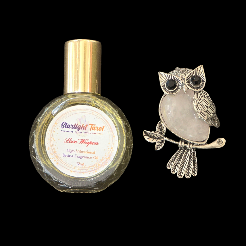 Starlight Tarot Love Potion Fragrance - "Love Weapon" + Owl Pendant (Limited Special Gift Set)