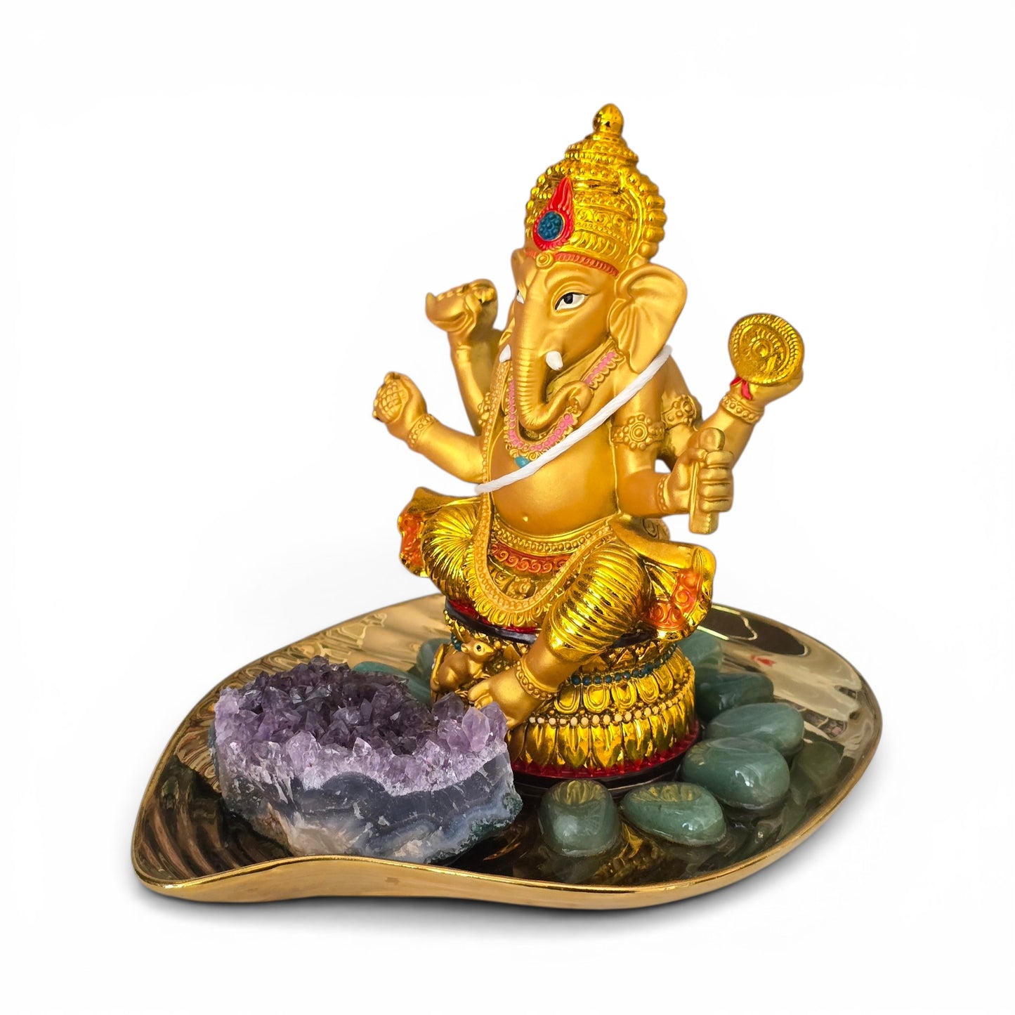 The Golden Ganesha Wealth Manifestation Altar
