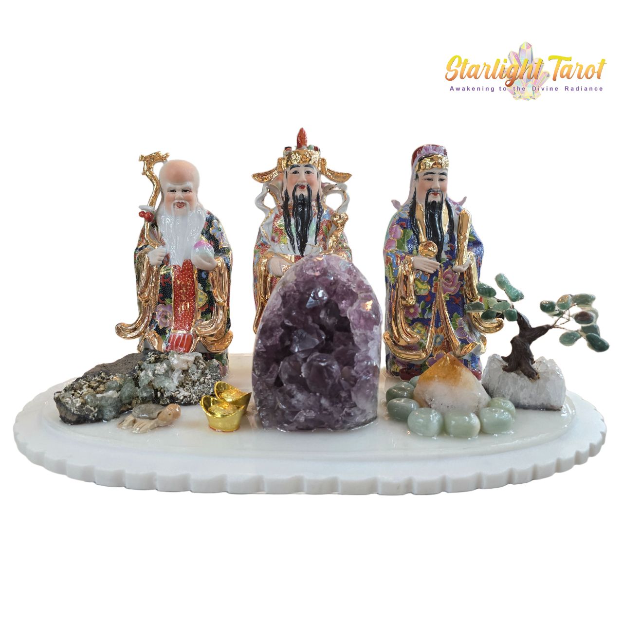 The Three Star Gods - Sanxing (Deities) Fu, Lu, Shou 福祿壽三星