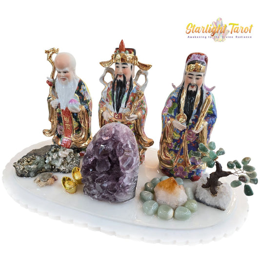 The Three Star Gods - Sanxing (Deities) Fu, Lu, Shou 福祿壽三星