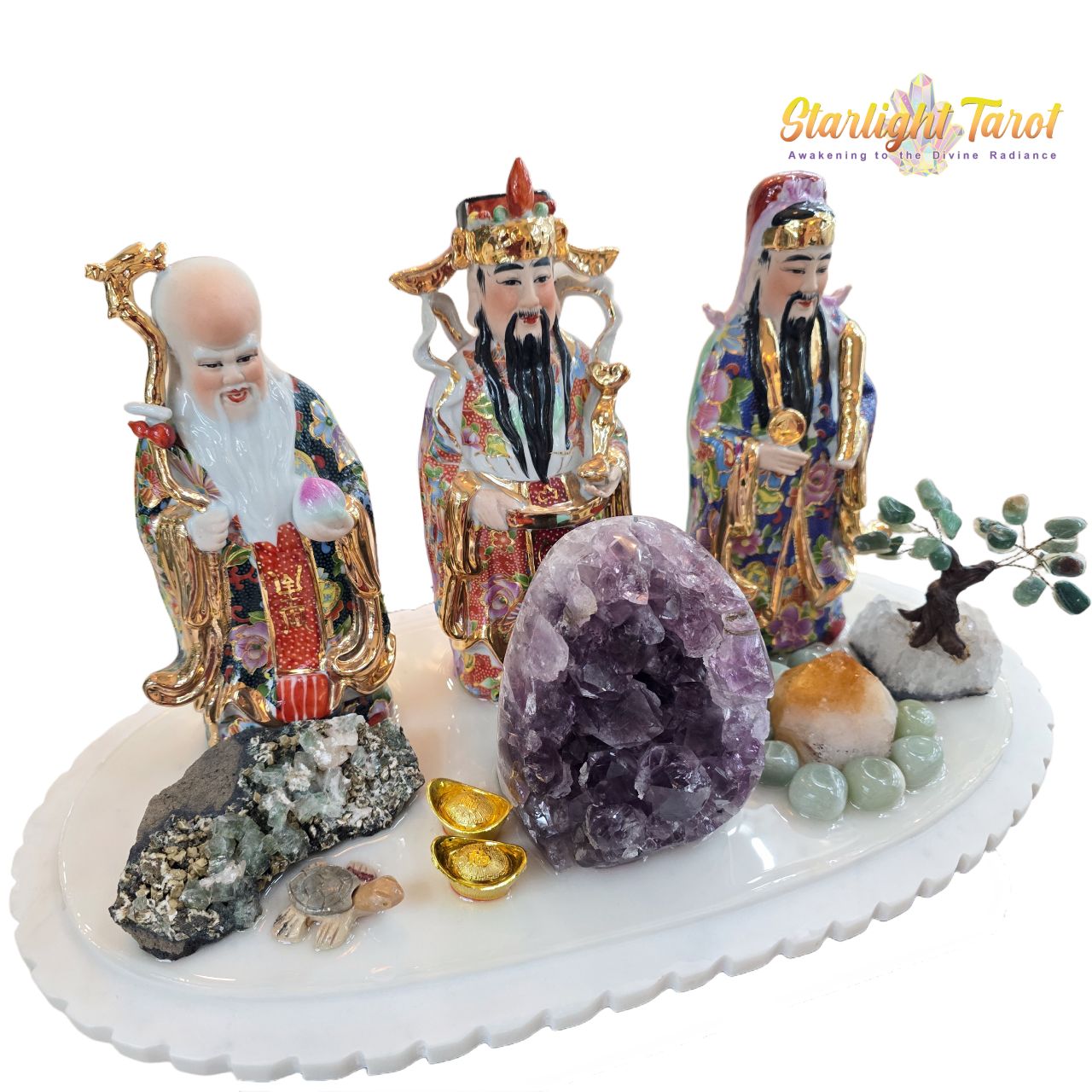The Three Star Gods - Sanxing (Deities) Fu, Lu, Shou 福祿壽三星