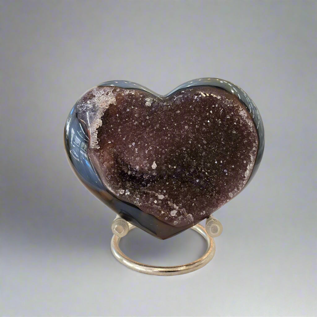 Agate Cluster Heart
