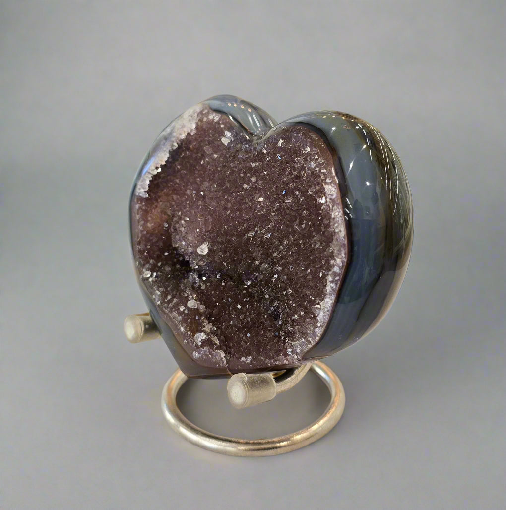 Agate Cluster Heart