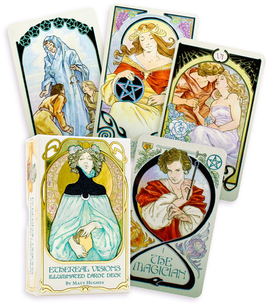 Ethereal Visions Illuminated Tarot Deck - Matt Hughes