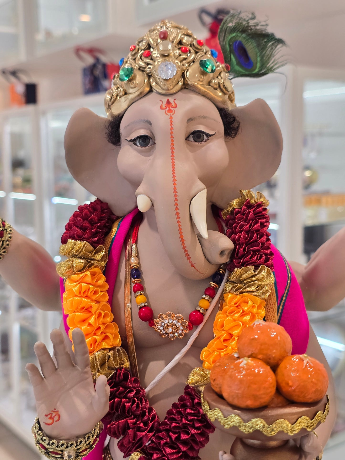 Custom Hand-Made Lord Ganesha Statue (OOAK) by Starlight Tarot Team