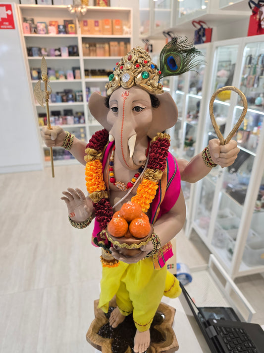 Custom Hand-Made Lord Ganesha Statue (OOAK) by Starlight Tarot Team