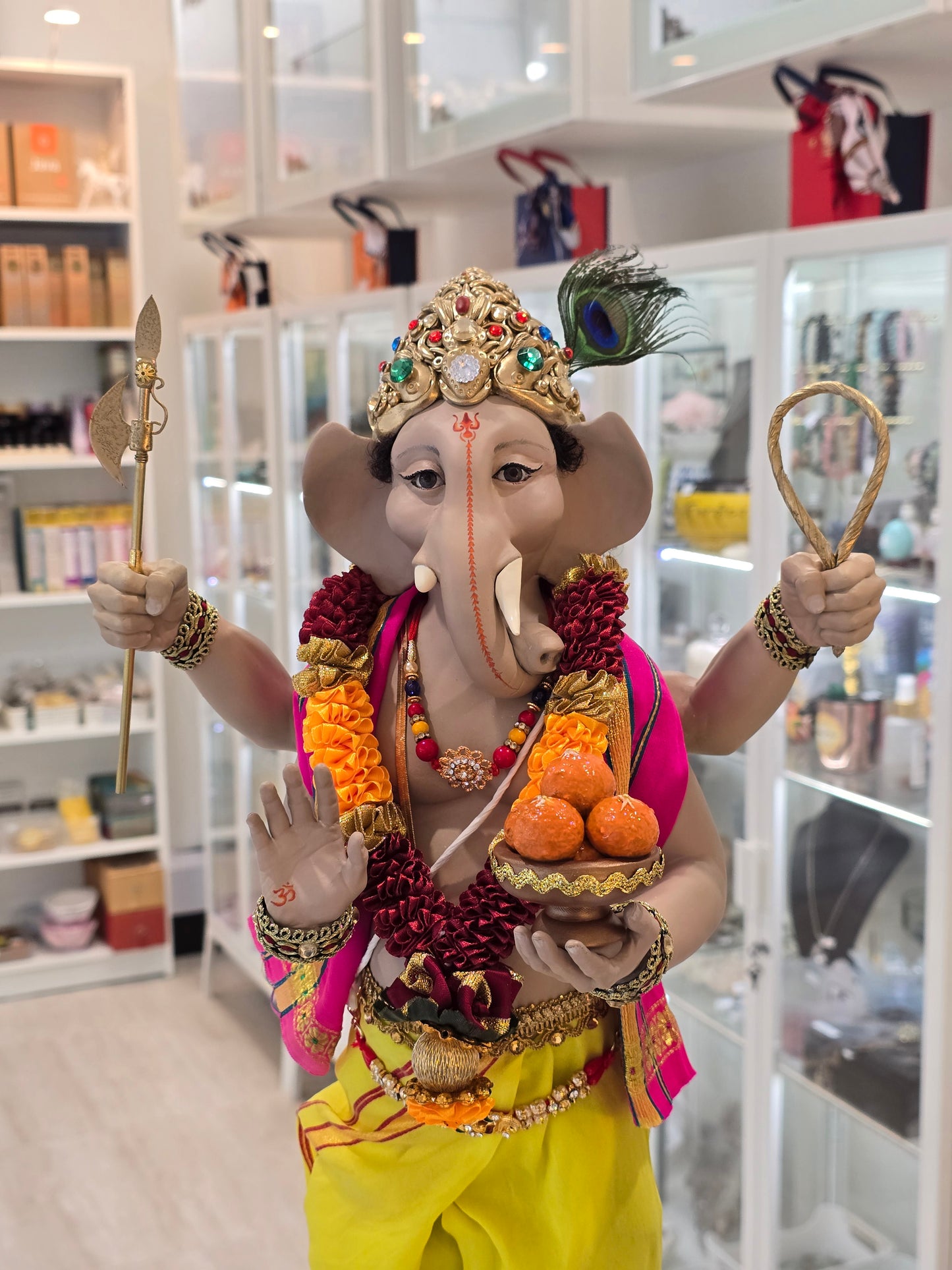 Custom Hand-Made Lord Ganesha Statue (OOAK) by Starlight Tarot Team