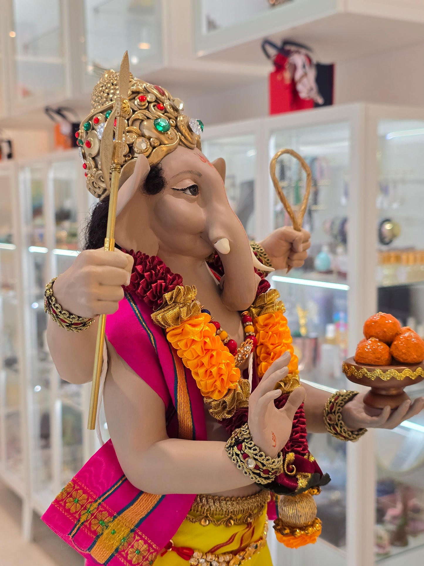 Custom Hand-Made Lord Ganesha Statue (OOAK) by Starlight Tarot Team
