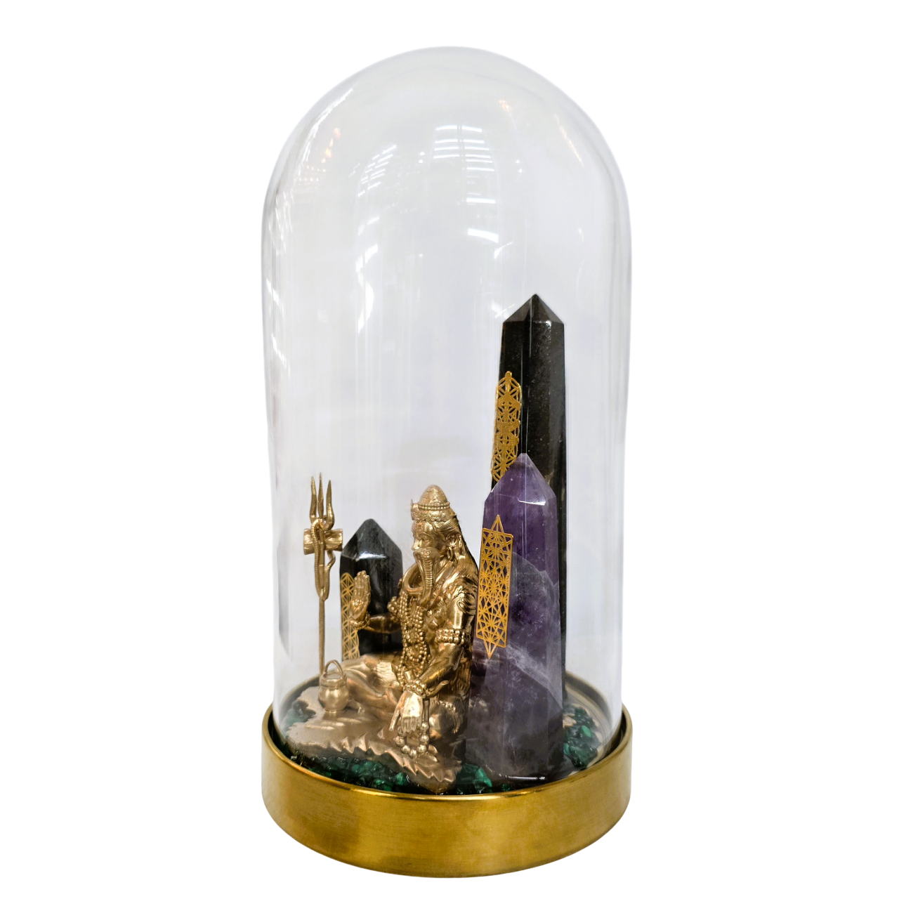 Shiva’s Trident of Power – Crystal Generator Altar