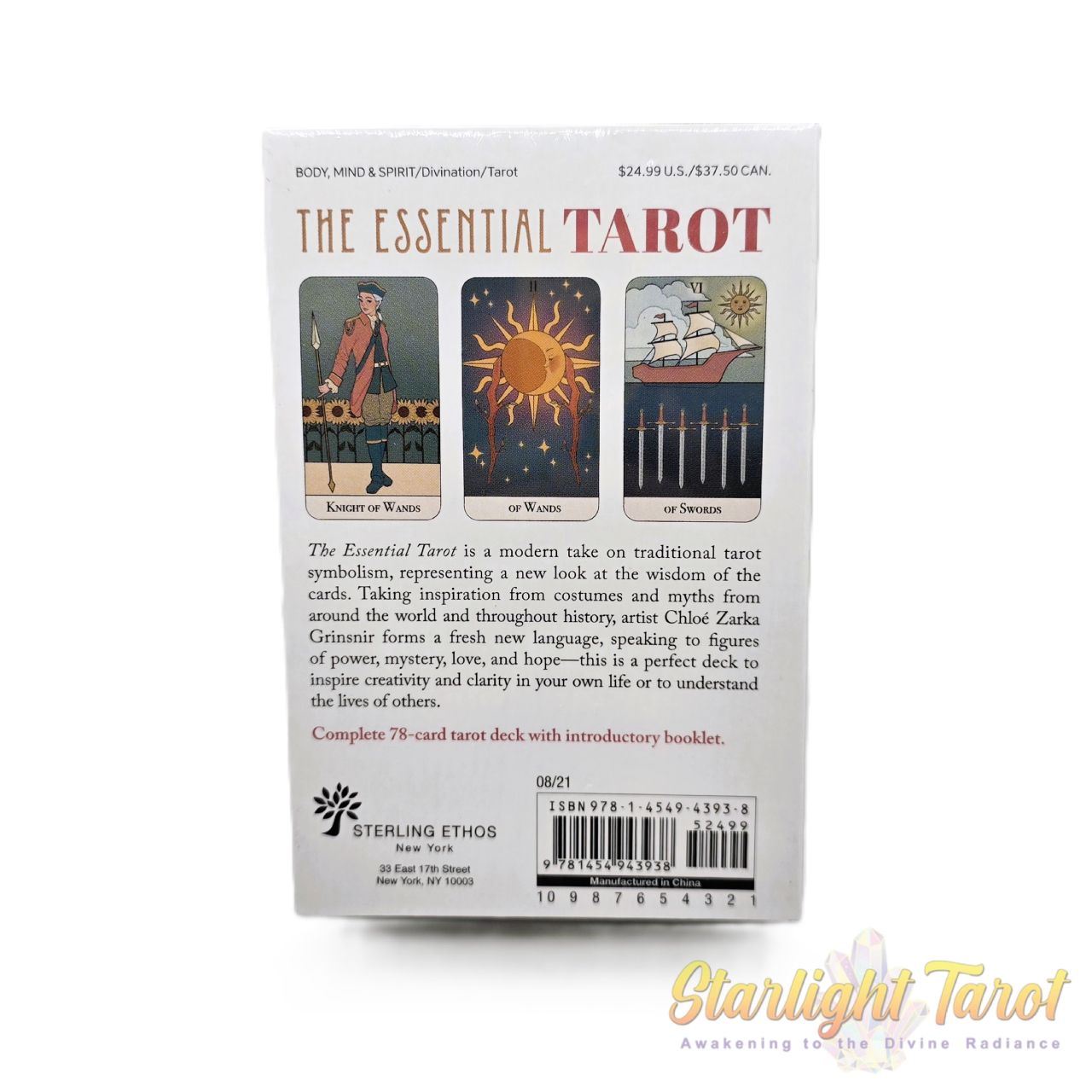 The Essential Tarot: A 78-Card Deck with Guidebook - Chloe Zarka Grinsnir