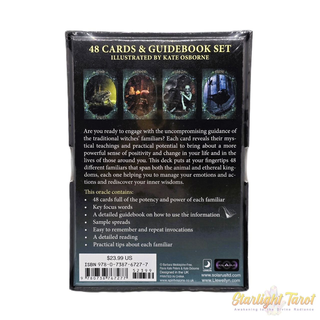 Witches' Familiars Oracle - Barbara Meiklejohn-Free, Flavia Kate Peters
