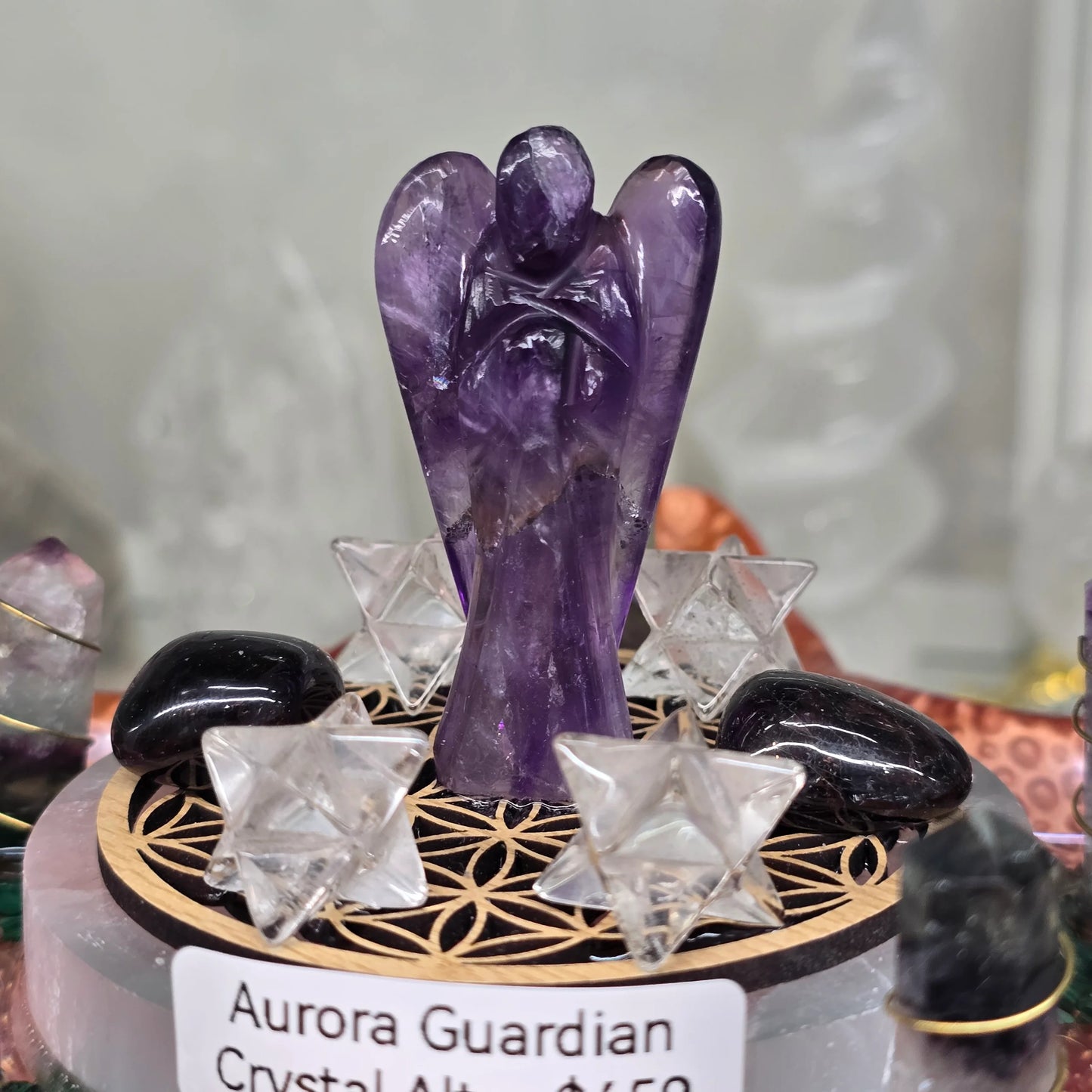 Aurora Guardian Crystal Altar (OOAK)