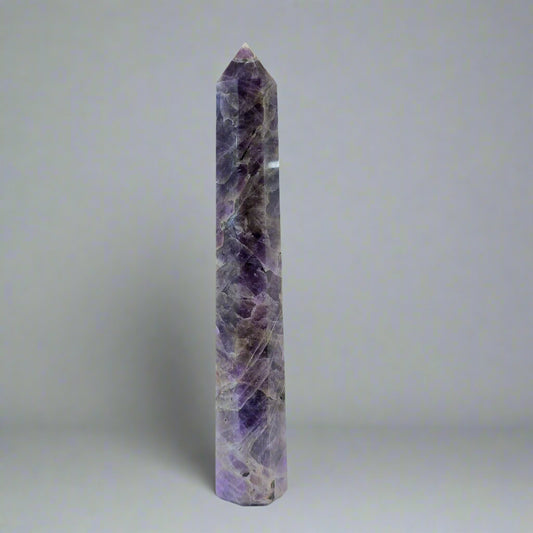 chevron amethyst tower 8 sided