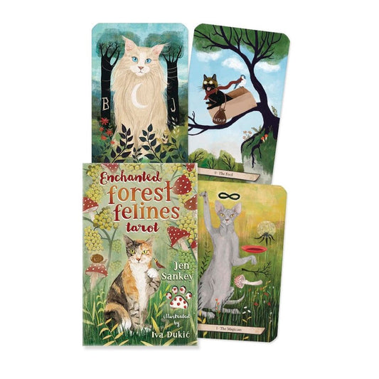 Enchanted Forest Felines Tarot - Jen Sankey, Iva Dukic