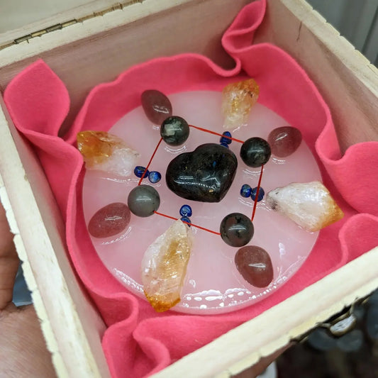 Starlight Tarot - Eternal Love Crystal Grid for Heart Connection & Harmony