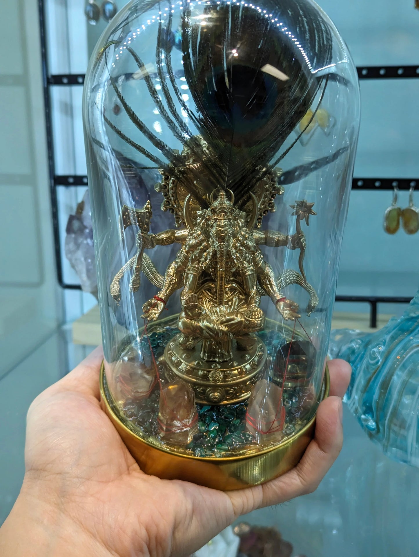 Levitating Lord Ganesha Deity Statue