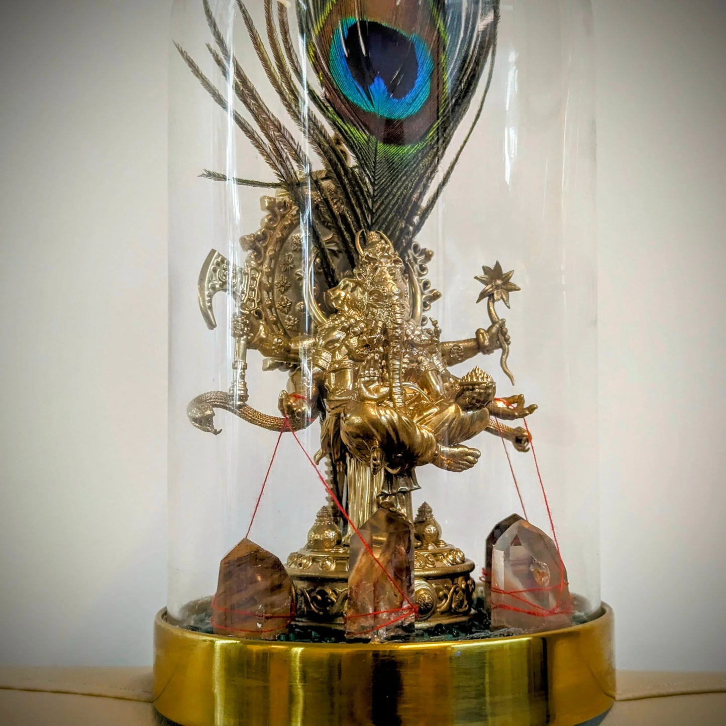 Levitating Lord Ganesha Deity Statue
