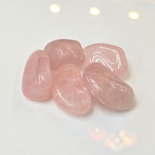 Rose Quartz Jumbo Tumble Stone (AA Grade - Brazil)
