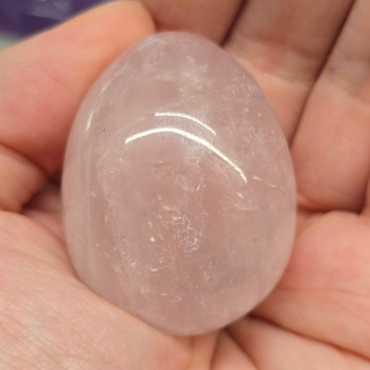 Rose Quartz Egg (approx. 32mm dia.)