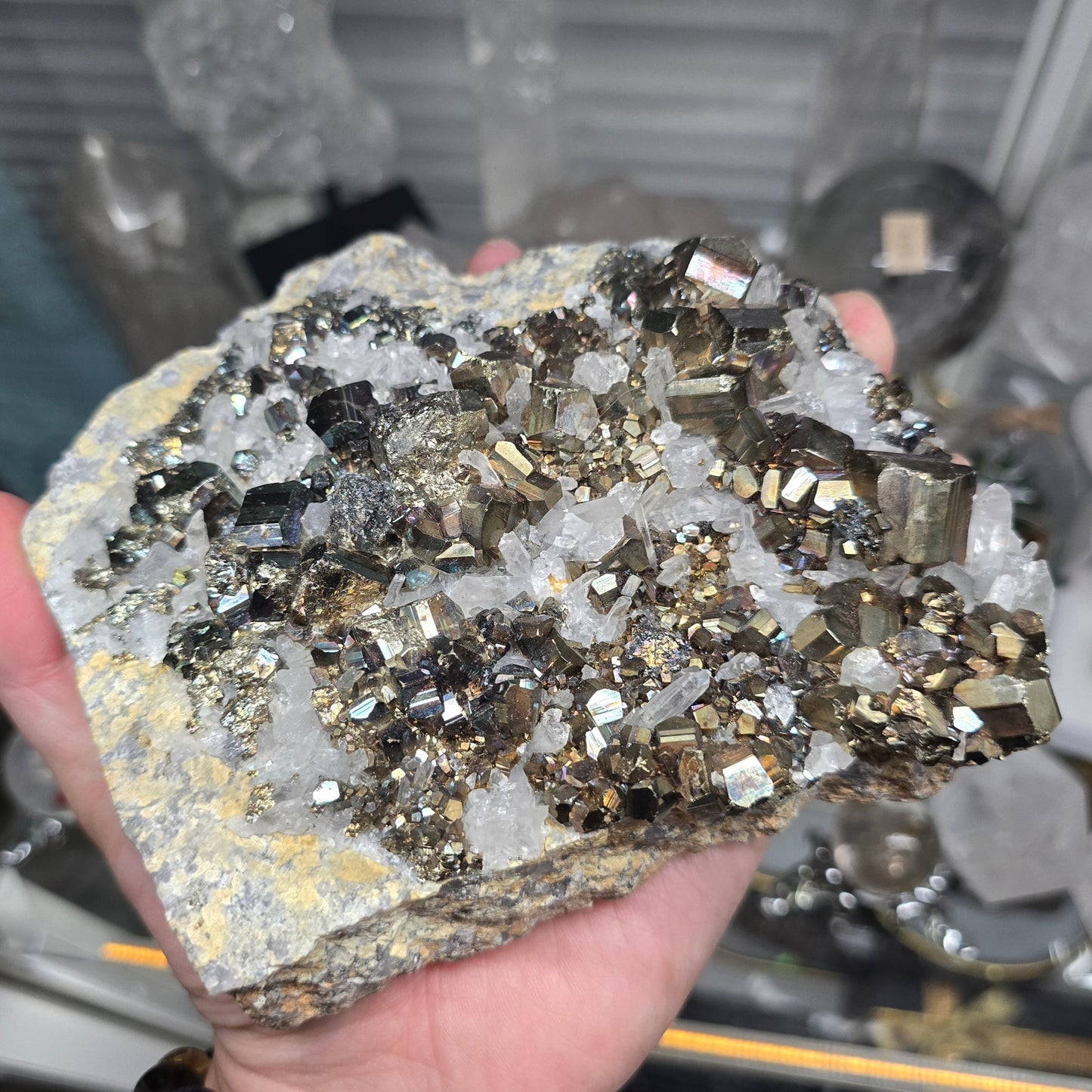 The Abundance Amplifier: Rare Indonesian Pyrite & Quartz Cluster