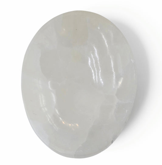 Luminous Purifier: Polished Selenite Charging Bowl (Large, approx. 14cm)