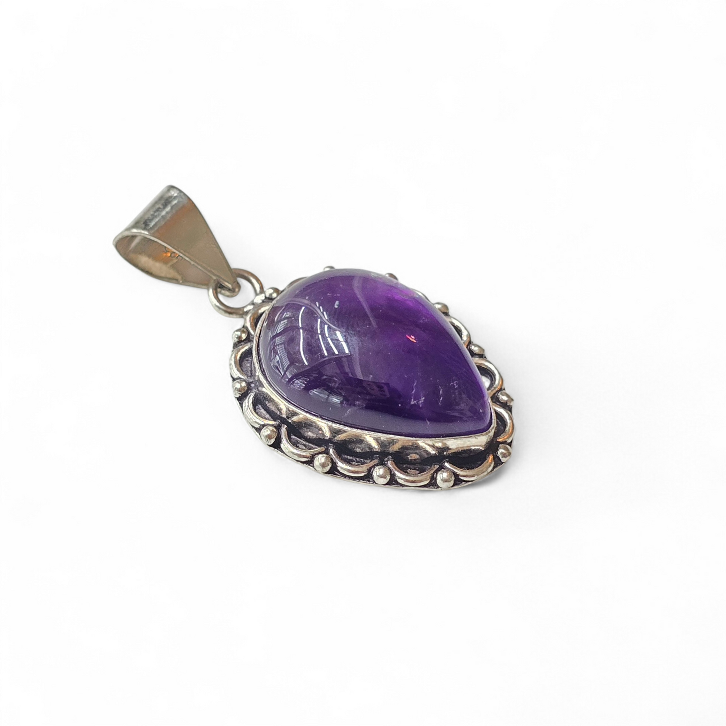 Amethyst Pendant (Sterling Silver 925)