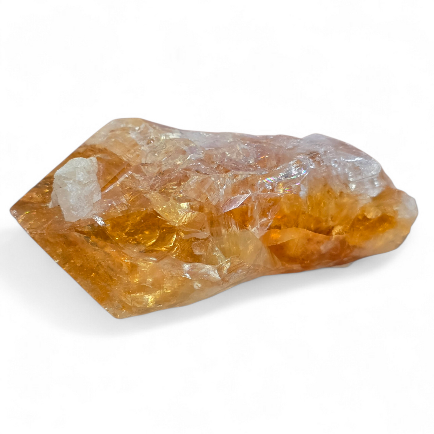 Raw Honey Citrine Chunk (Heat-Treated)
