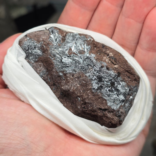 The Iron Starburst: Raw Radiating Hematite Specimen