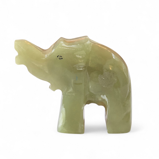 Green Onyx Elephant