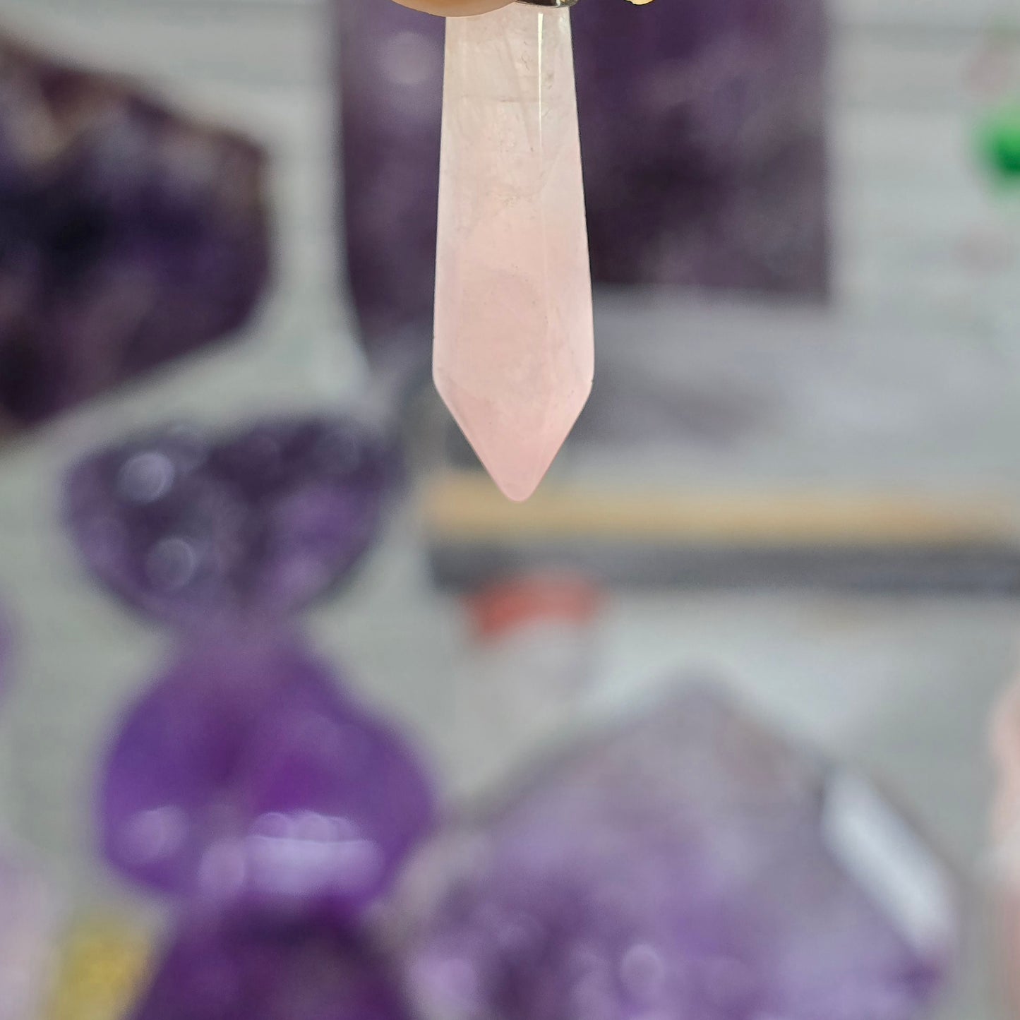 Rose Quartz Small Pendant