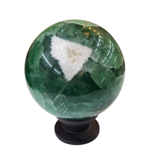 Green Fluorite Sphere (Premium Grade - 93mm dia.)