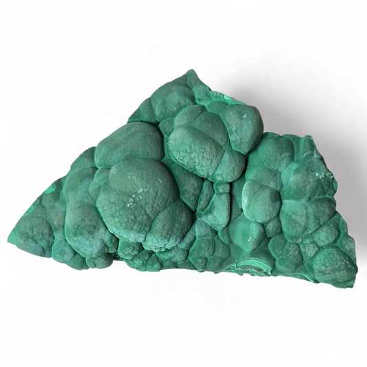 Transformation & Abundance: Raw Botryoidal Malachite Specimen