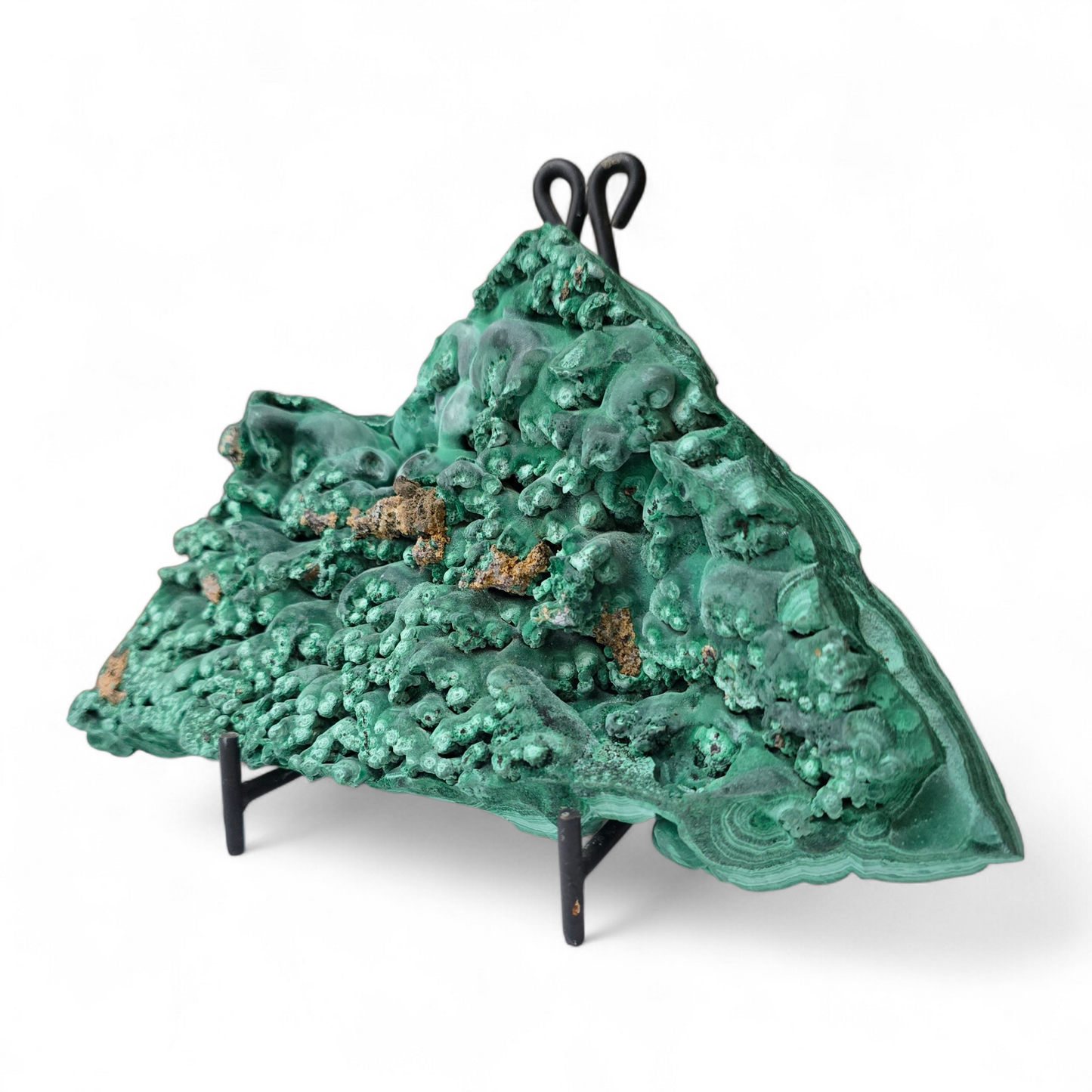 Transformation & Abundance: Raw Botryoidal Malachite Specimen
