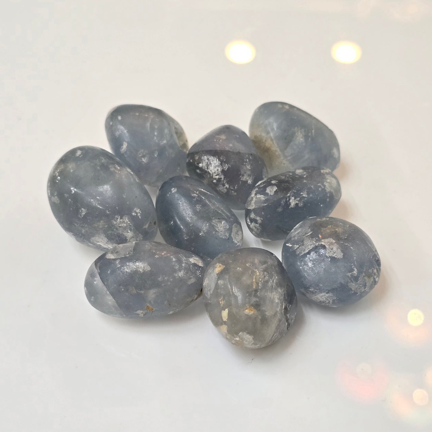Celestite Tumble Stone (AA Grade - Madagascar)