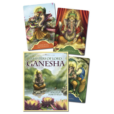 Whispers of Lord Ganesha Set: Oracle Cards - Angela Hartfield