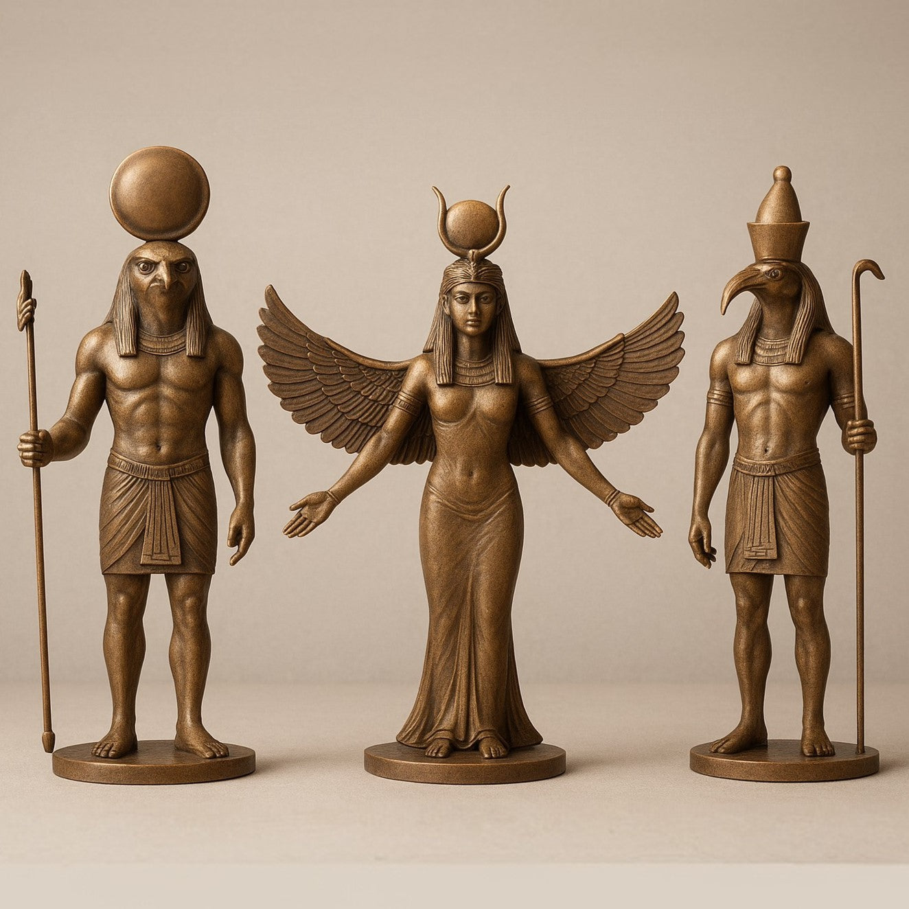 Egyptian God & Goddess Statues