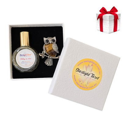 Starlight Tarot Love Potion Fragrance - "Falling in Love" + Owl Pendant (Limited Special Gift Set)
