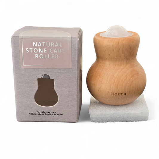 Koora Natural Stone Care Roller - Love: Rose Quartz
