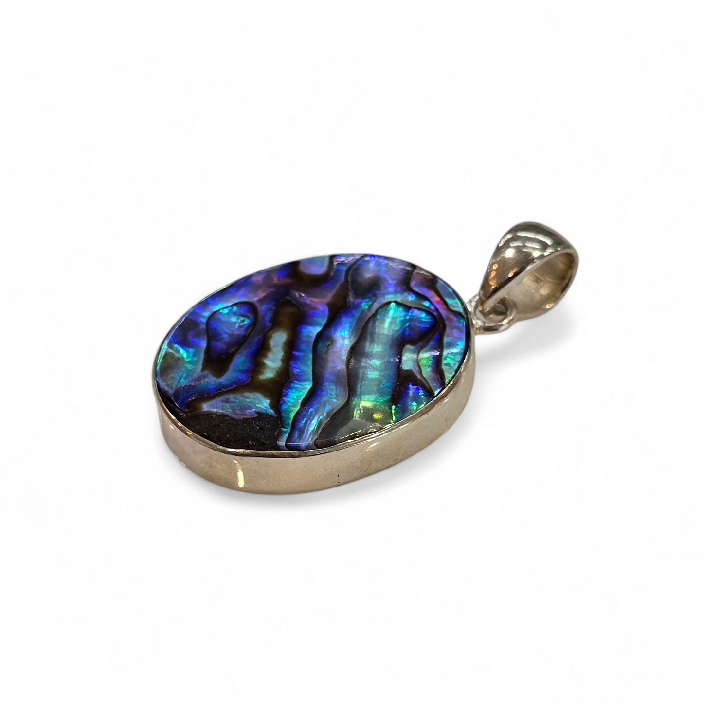 Abalone Shell Pendant 925 Sterling Silver Pendant (Premium Quality)