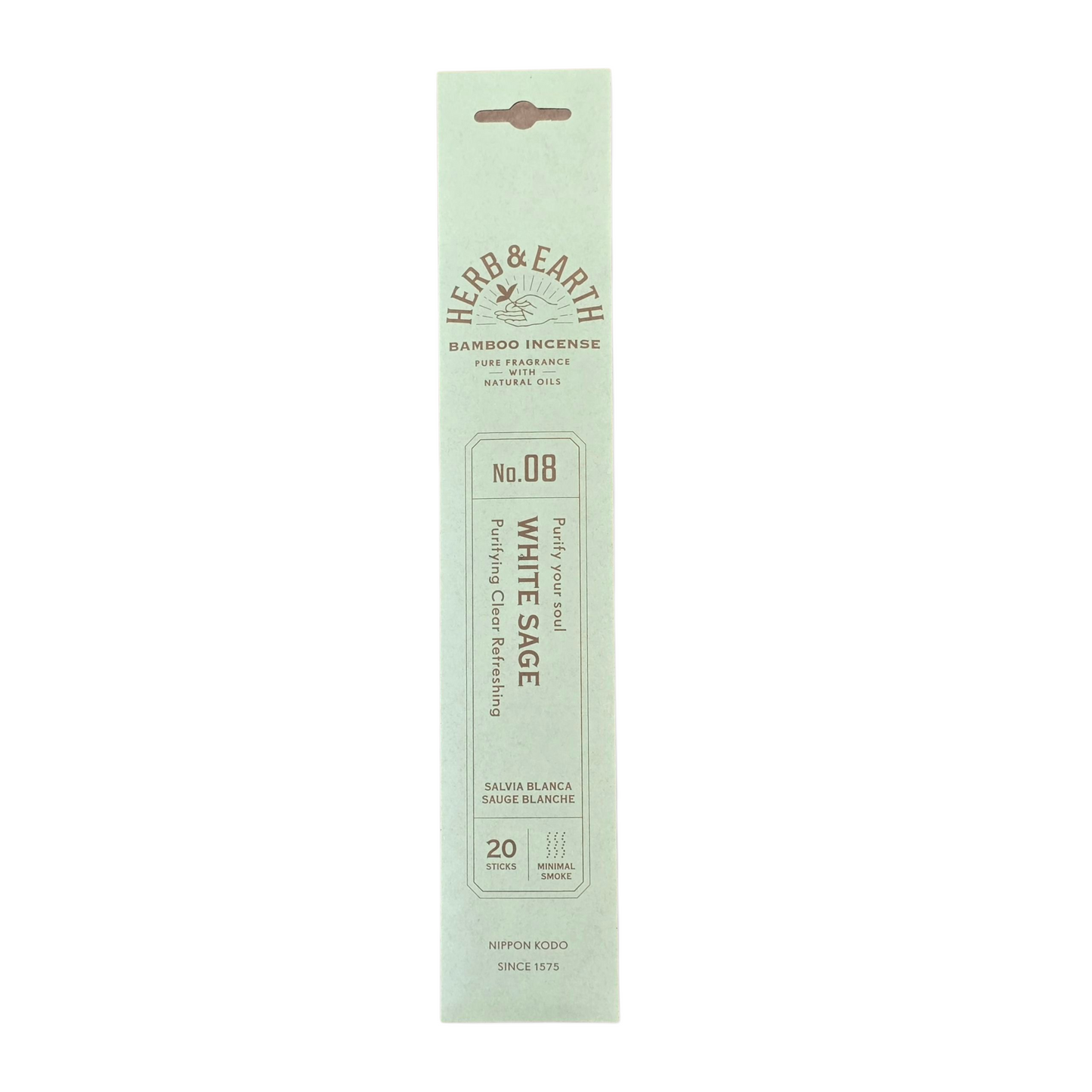 Nippon Kodo Herb & Earth - No.08 White Sage Incense