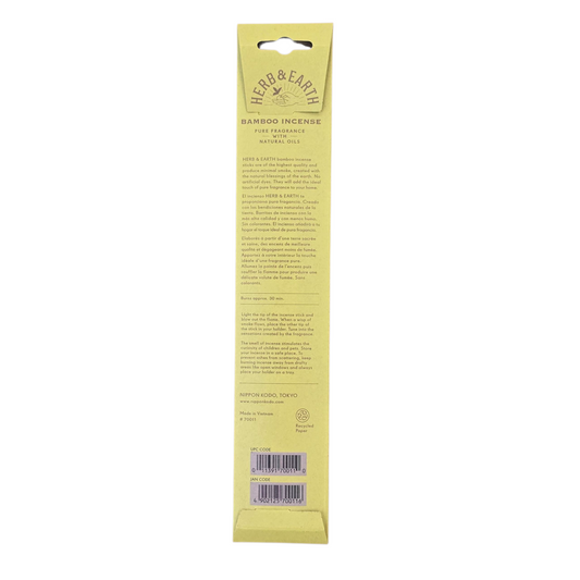 Nippon Kodo Herb & Earth - No.11 Jasmine Incense