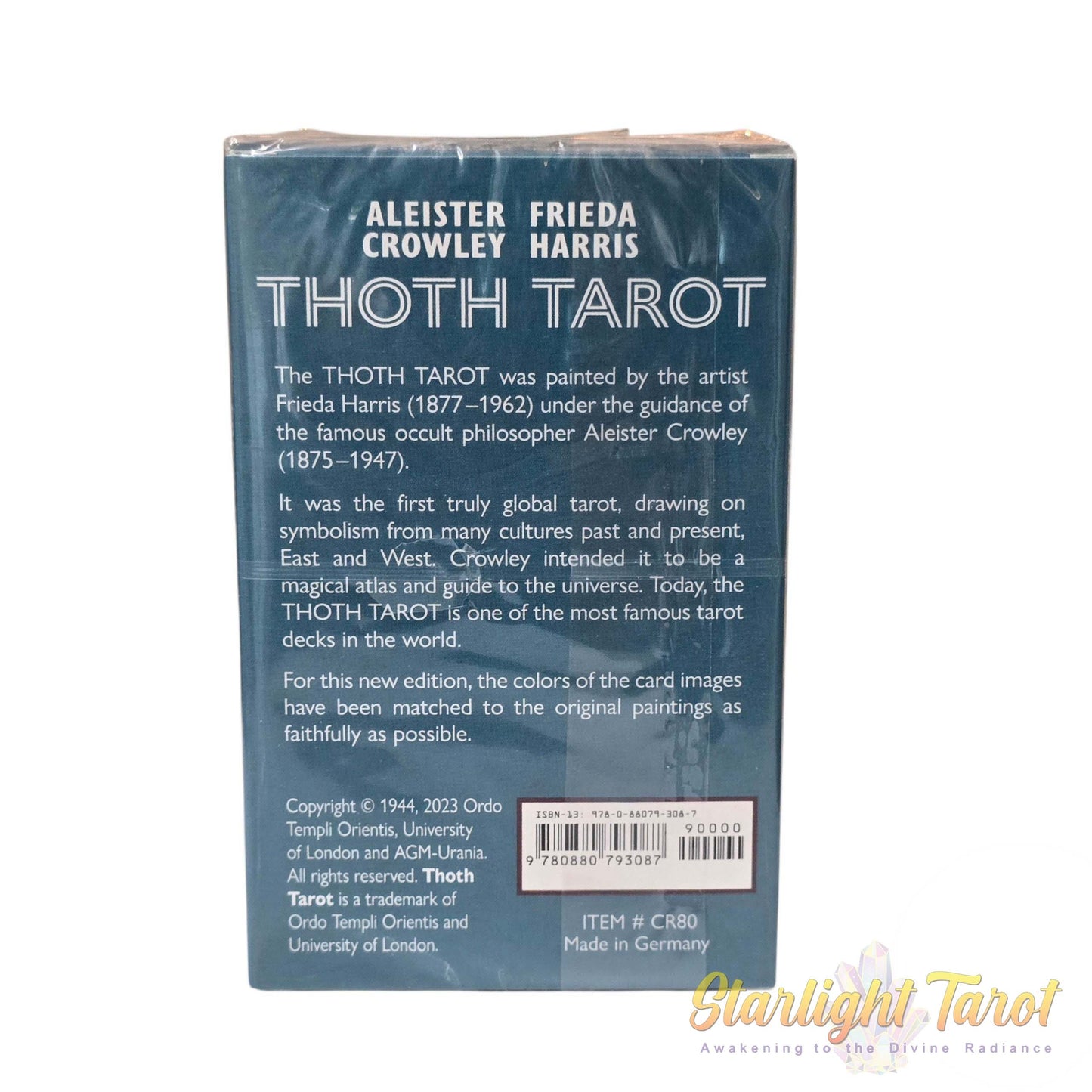 Thoth Tarot (Small Edition): 78-Card Thoth Tarot Deck (Small Edition) by Aleister Crowley (Includes Booklet)