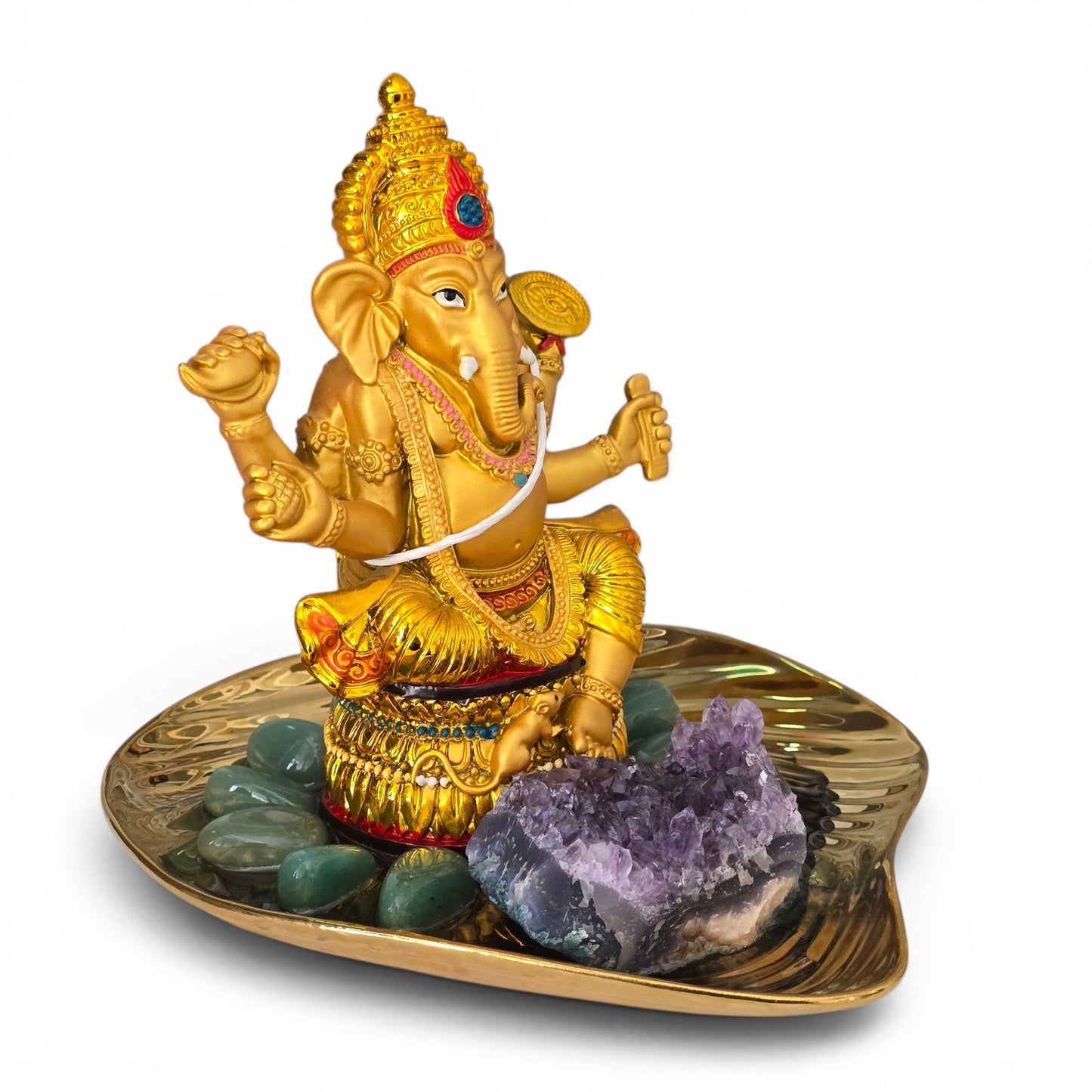 The Golden Ganesha Wealth Manifestation Altar