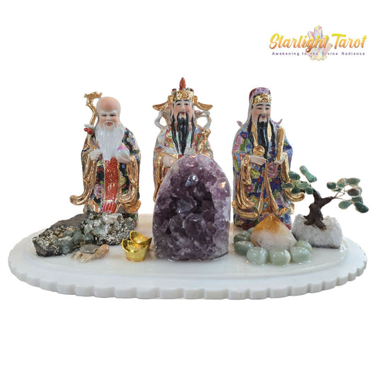 The Three Star Gods - Sanxing (Deities) Fu, Lu, Shou 福祿壽三星