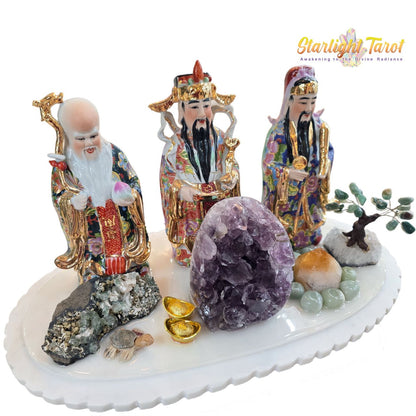 The Three Star Gods - Sanxing (Deities) Fu, Lu, Shou 福祿壽三星