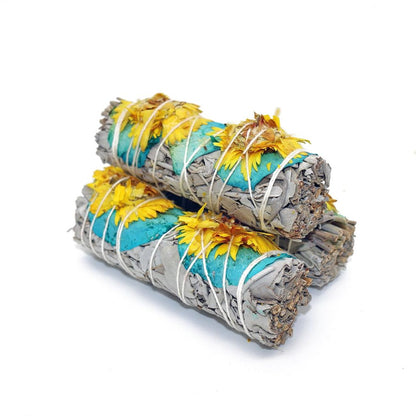 Flora Sage Smudge Stick - The Solar Resonance Wand