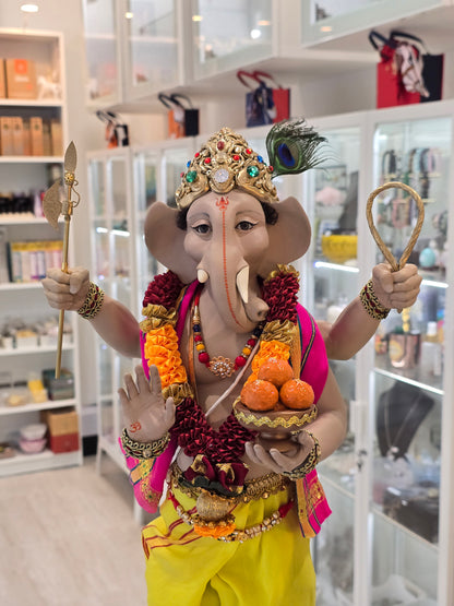 Custom Hand-Made Lord Ganesha Statue (OOAK) by Starlight Tarot Team