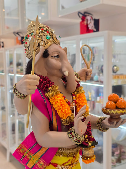 Custom Hand-Made Lord Ganesha Statue (OOAK) by Starlight Tarot Team