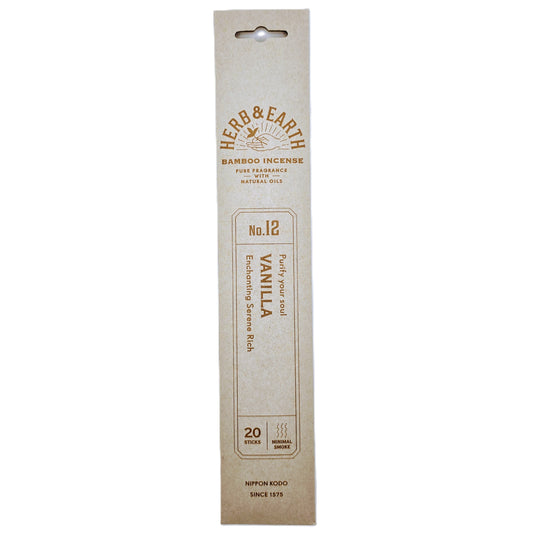 Nippon Kodo Herb & Earth - No.12 Vanilla Incense