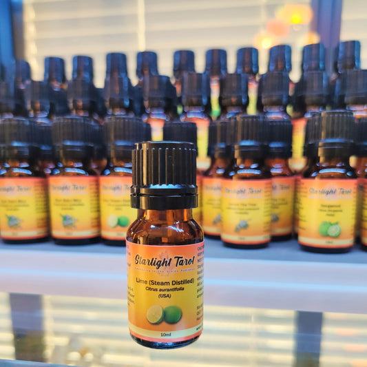 Starlight Tarot - Lime (Steam Distilled) Essential Oil 10ml